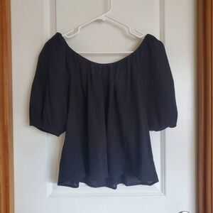 🆕️ NWOT! Old Navy Tie Back Puff Sleeve Blouse